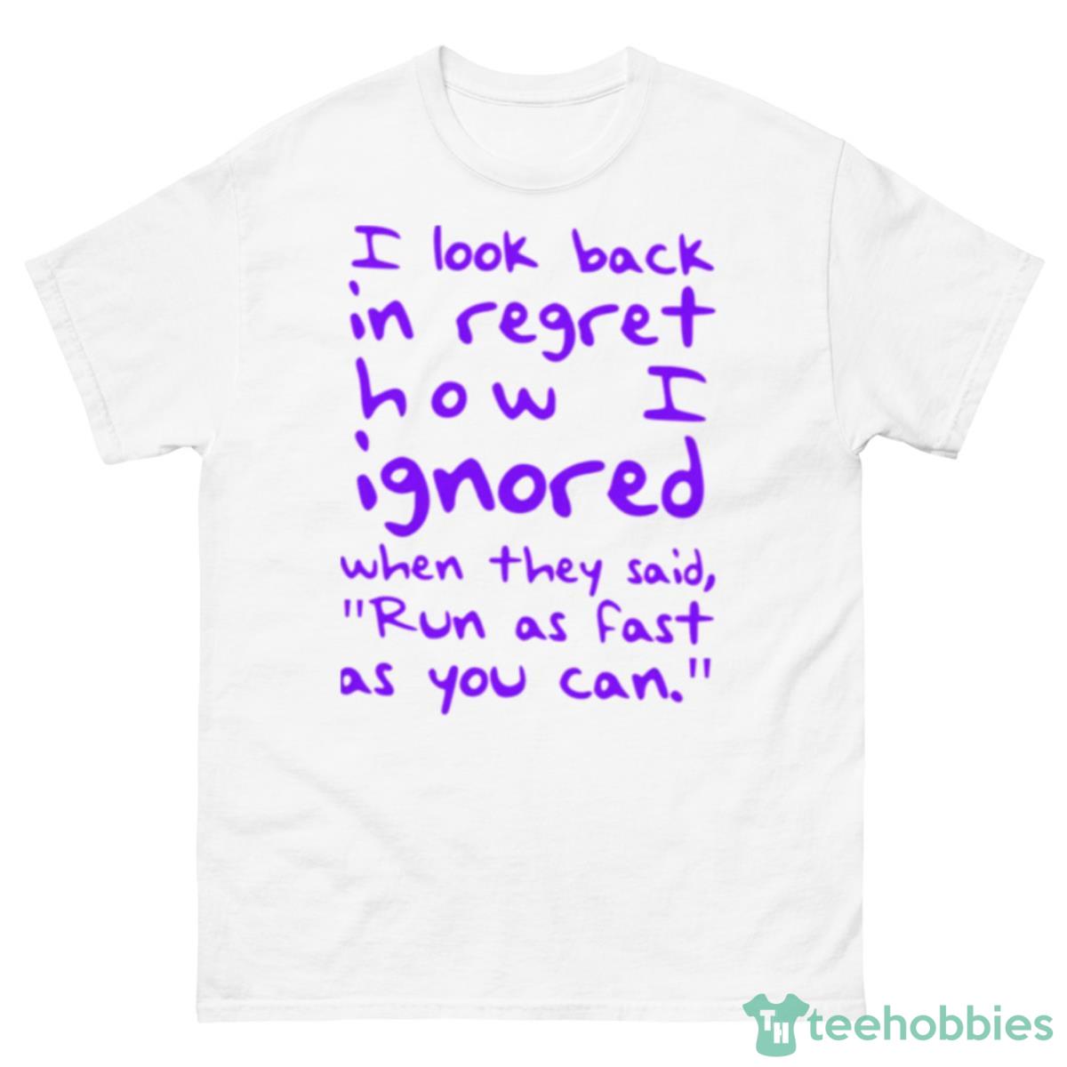 Taylor Swift Dear John I Look Back In Regret How I Ignored Shirt - 500 Men’s Classic Tee Gildan