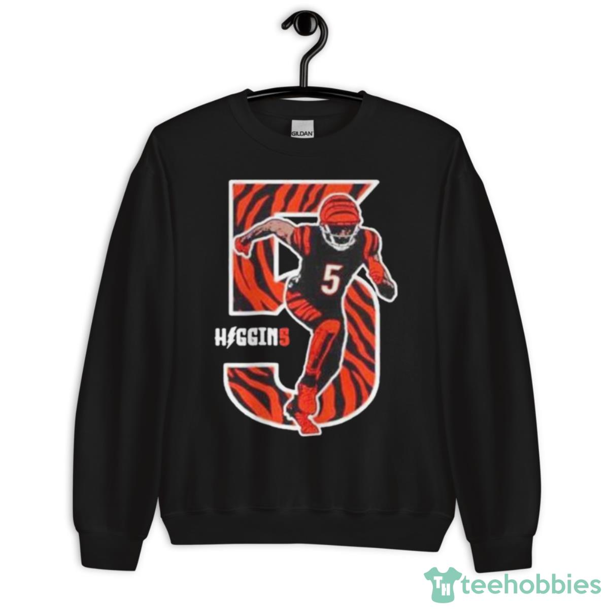 Tee Higgin5 Cincinnati Bengals Number 5 Shirt - Unisex Crewneck Sweatshirt