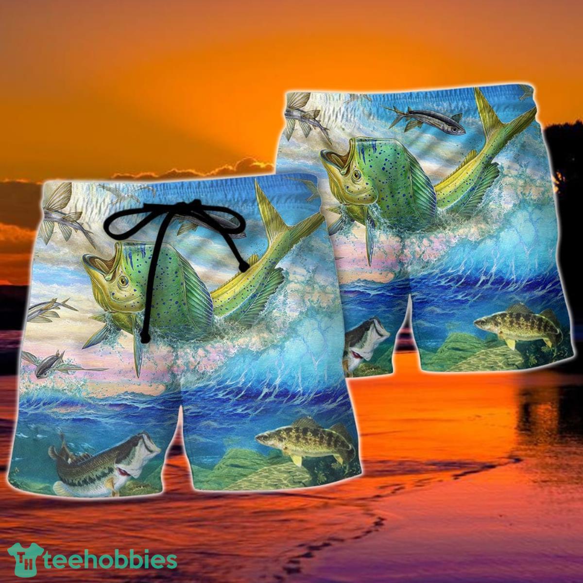 The Fishing Was So Bad Catch Any Amazing Style Hawaii Shorts For Men Product Photo 1