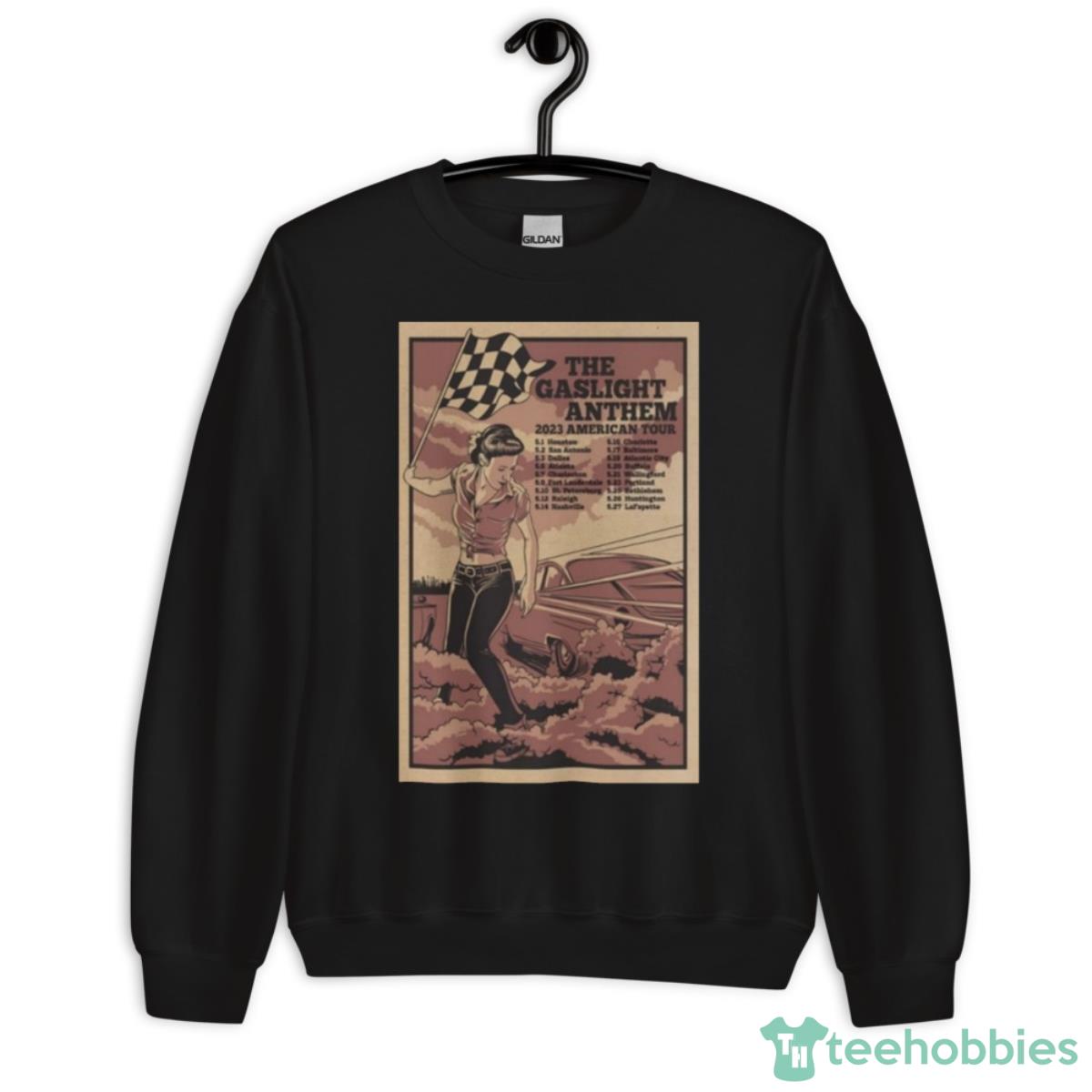 The Gaslight Anthem North American Tour 2023 Shirt - Unisex Crewneck Sweatshirt