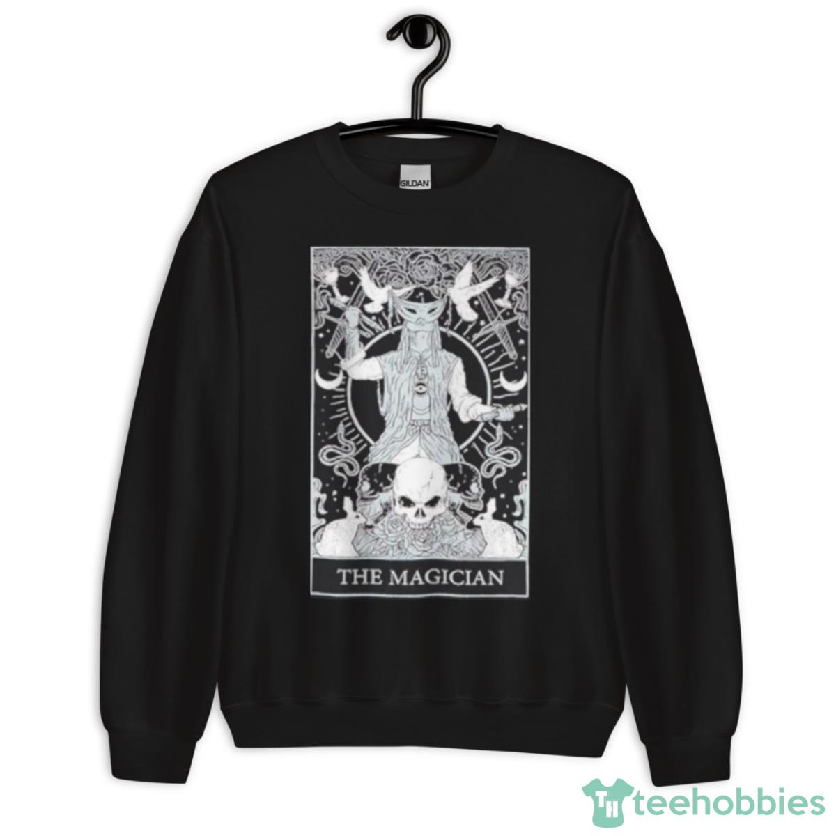 The Magician Tarot Card Mineral Wash Shirt - Unisex Crewneck Sweatshirt