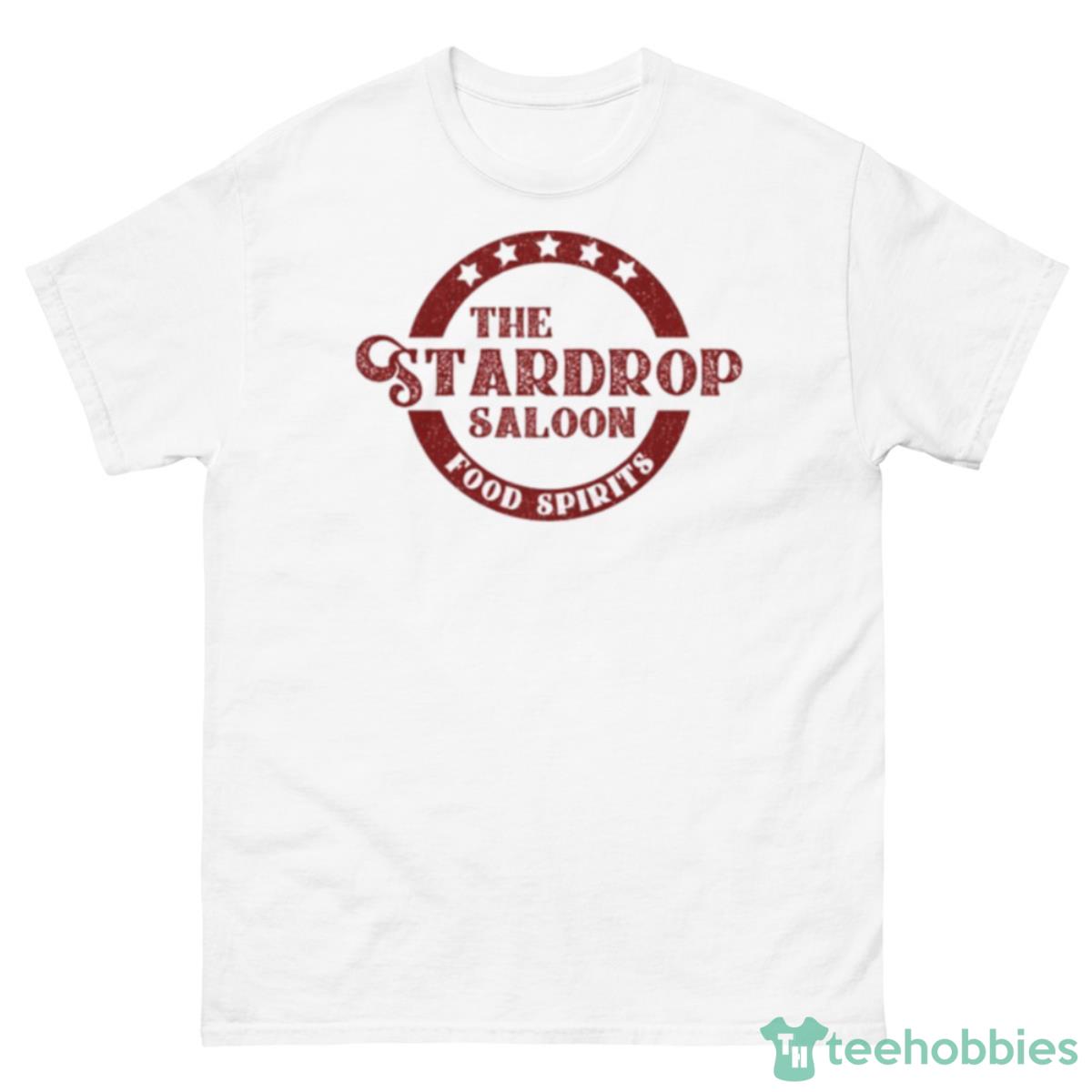 The Stardrop Saloon Pub Logo Stardew Valley Burgundy Logo Shirt - 500 Men’s Classic Tee Gildan