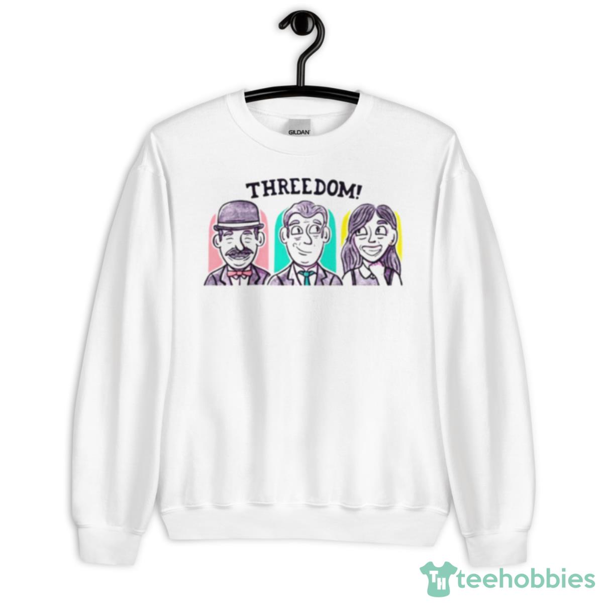 Threedom Shirt - Unisex Heavy Blend Crewneck Sweatshirt