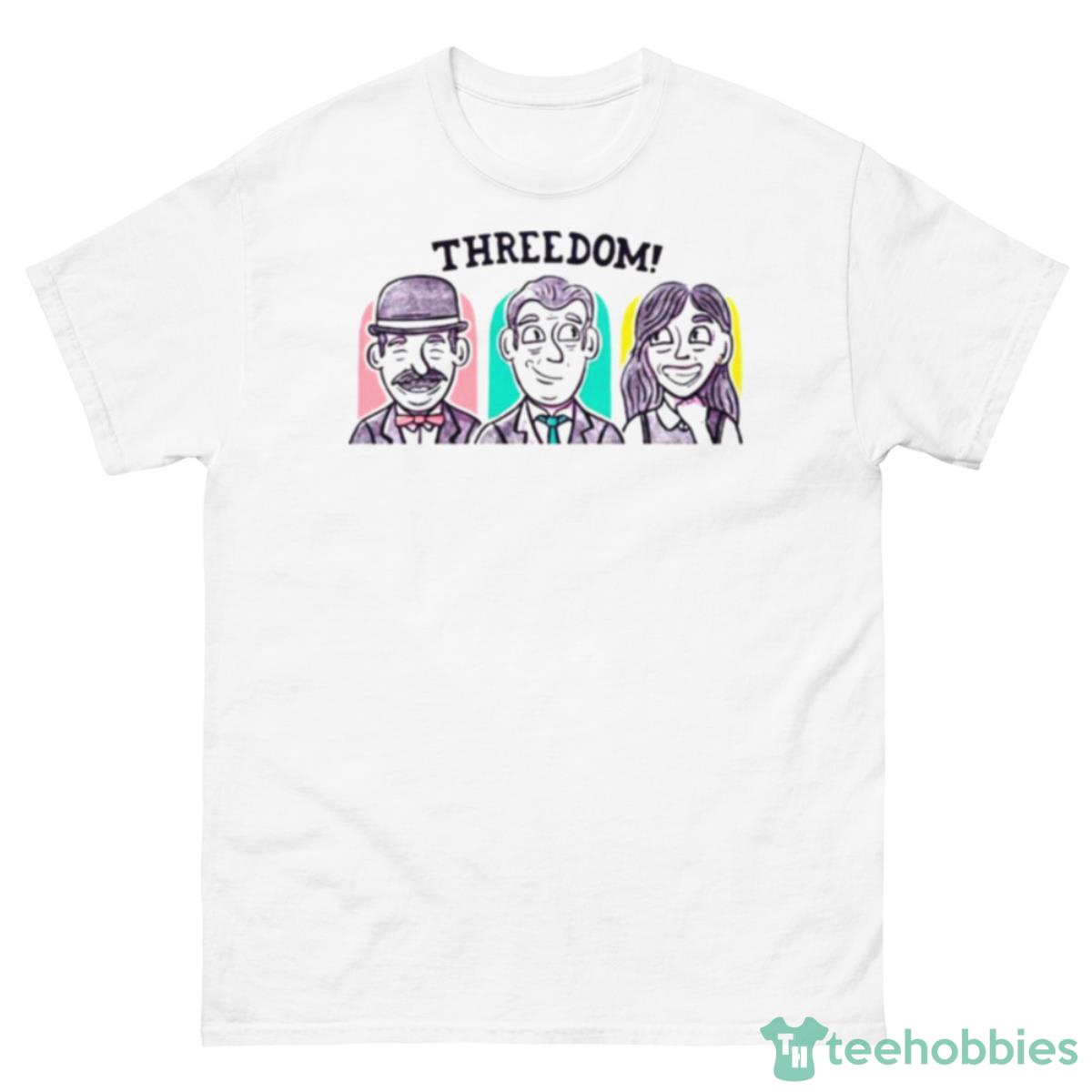 Threedom Shirt - 500 Men’s Classic Tee Gildan
