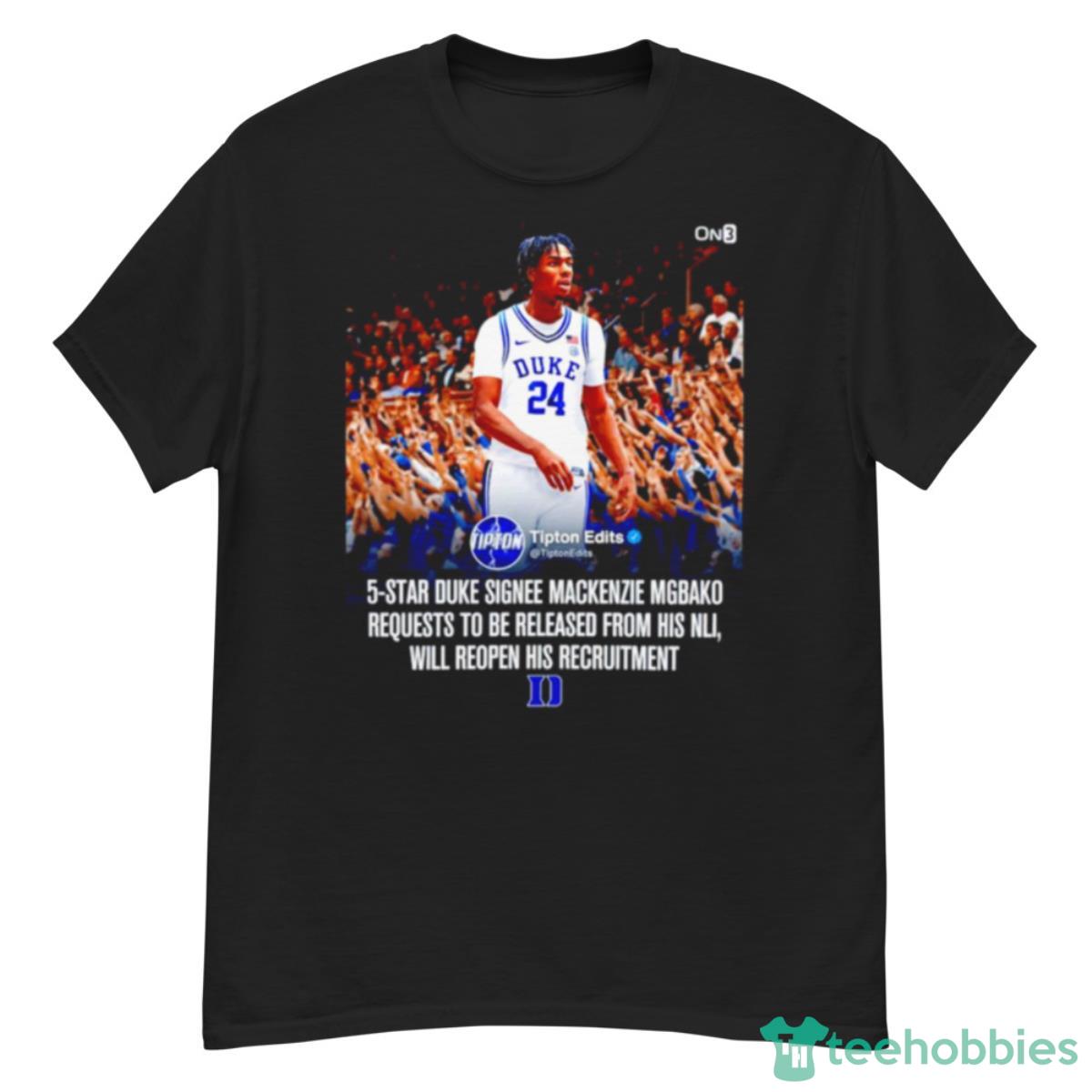 Tipton Edits 5 Star Duke Signee Mackenzie Mgbako Shirt - G500 Men’s Classic T-Shirt
