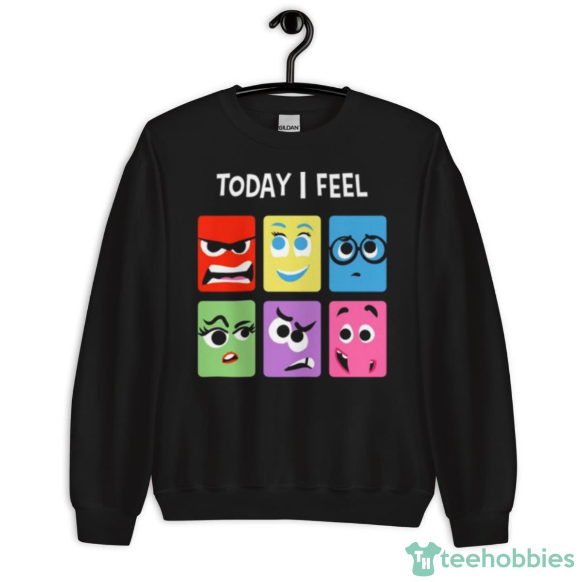 Today I Feel Inside Out Graphic Shirt - Unisex Crewneck Sweatshirt