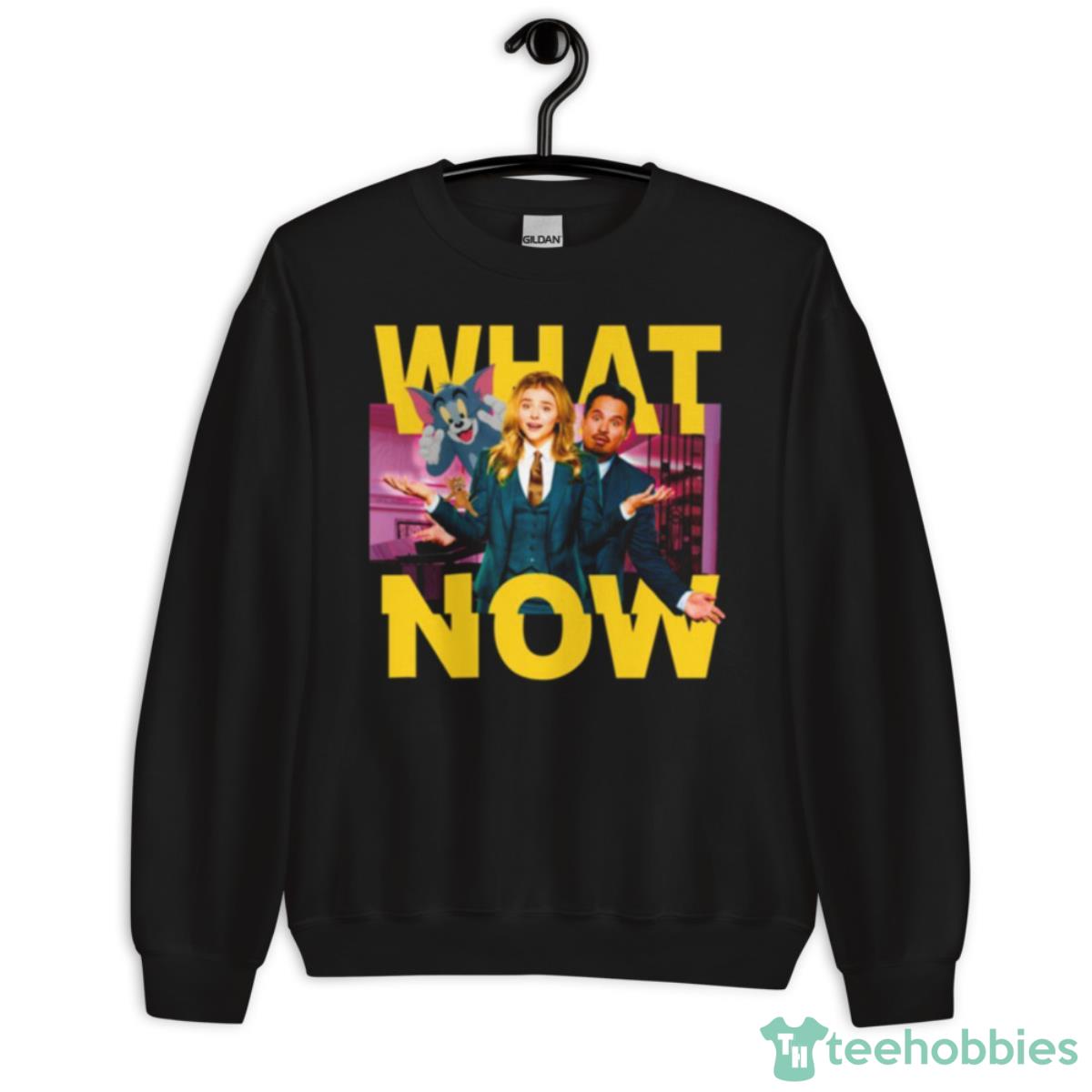 Tom & Jerry With Kayla And Terrance What Now Shirt - Unisex Crewneck Sweatshirt