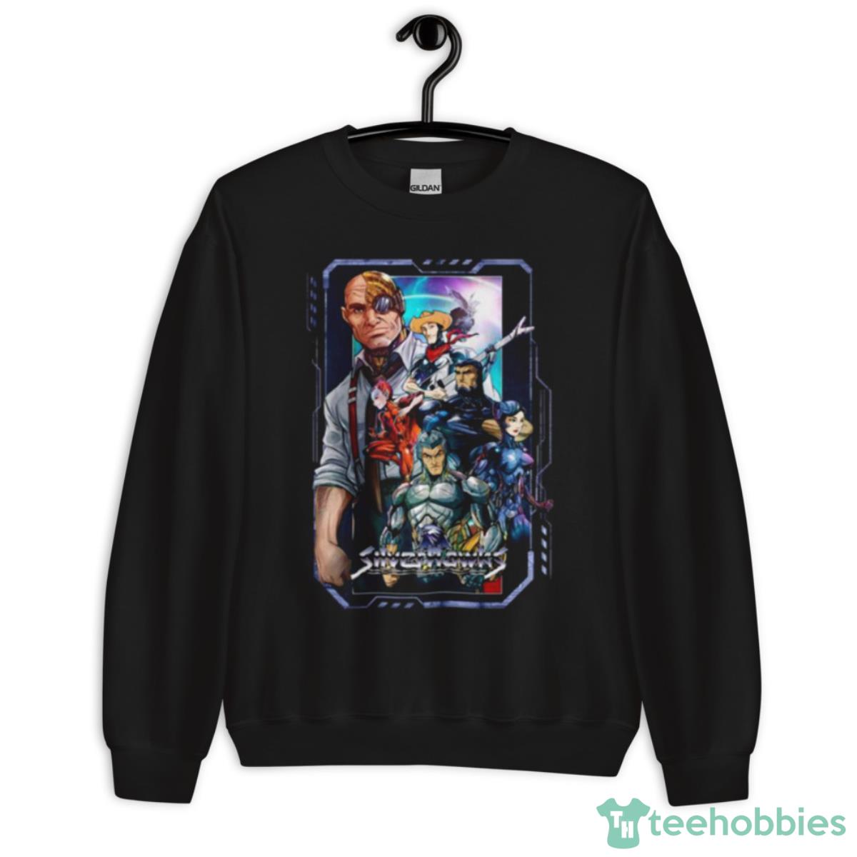 Vintage Cartoon Silverhawks Shirt - Unisex Crewneck Sweatshirt