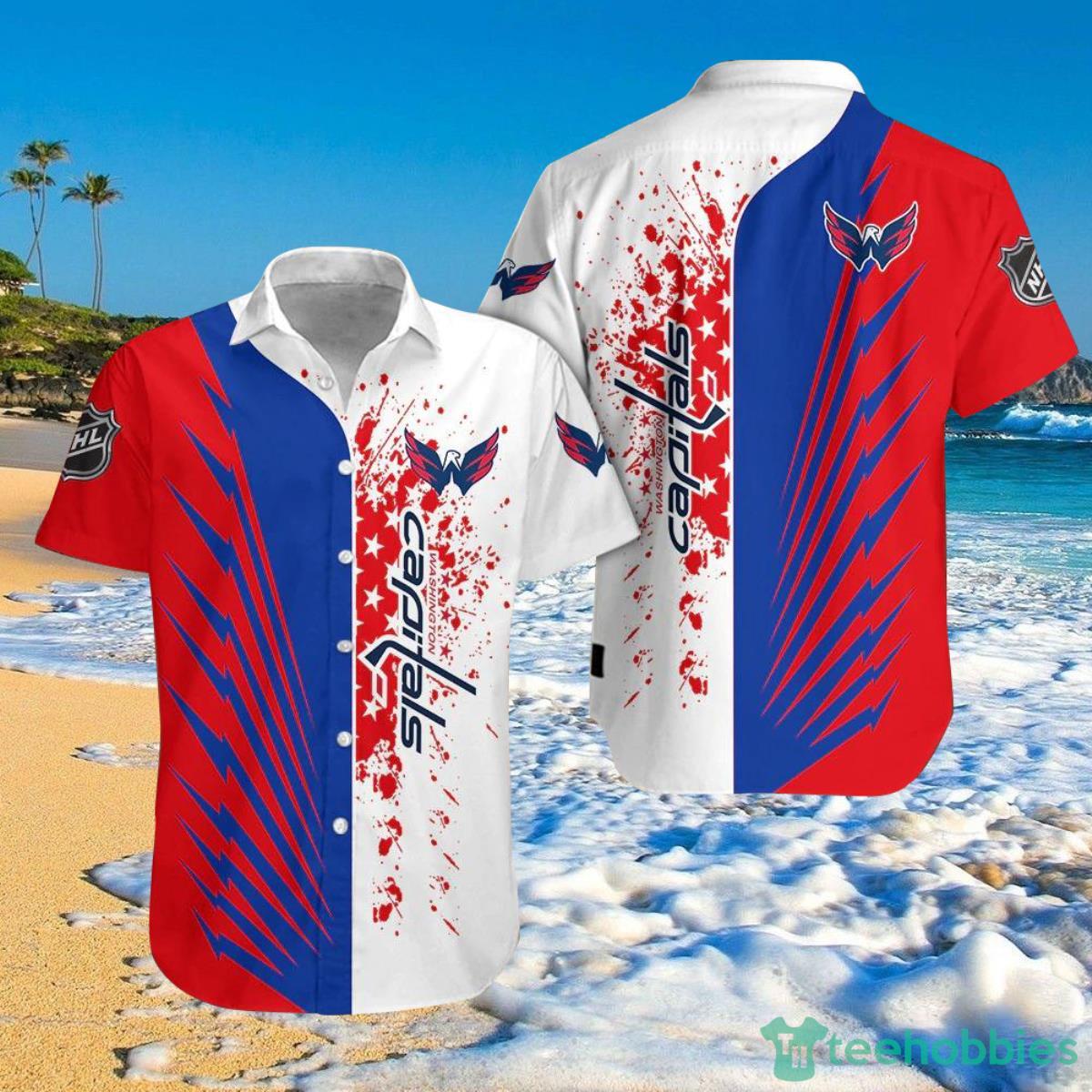 Washington Capitals Shirts Striped For Men And Women Short Sleeve Product Photo 1 Washington Capitals Shirts Striped For Men And Women Short Sleeve Product Photo 1