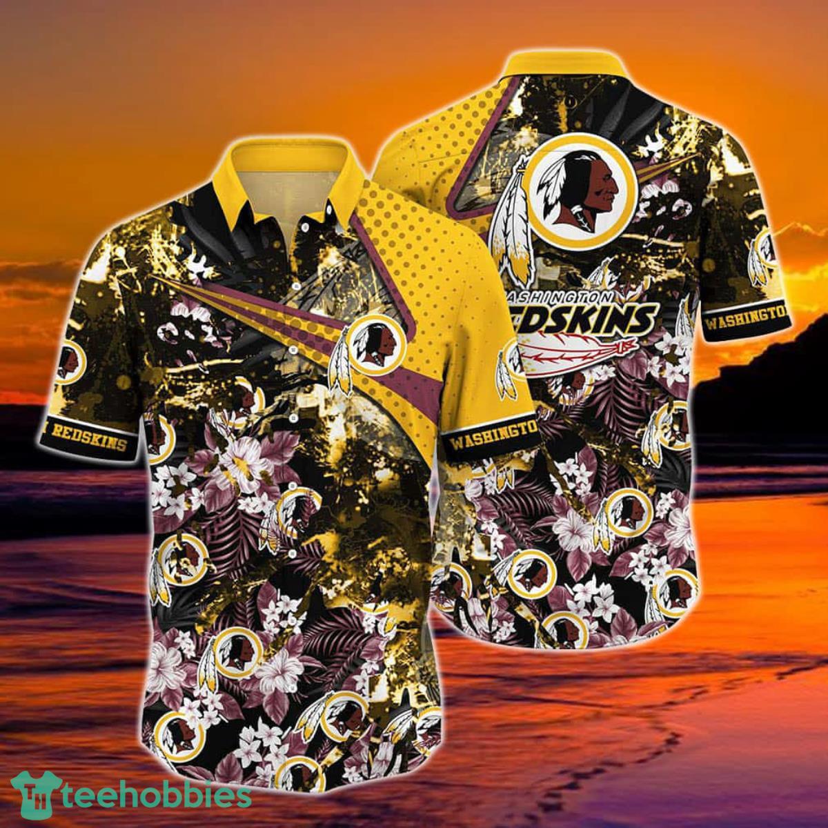 Washington Redskins NFL Hawaiian Shirt Tropical Pattern New Hot Trend Summer For Sports Fans NFL Product Photo 1