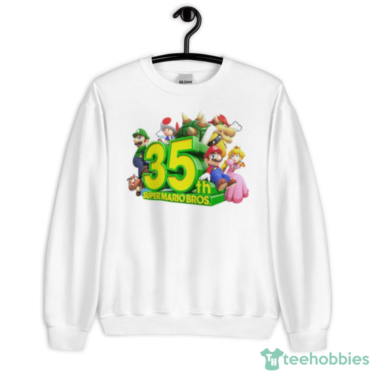 35th Anniversary Of Super Mario Bros Shirt - Unisex Heavy Blend Crewneck Sweatshirt