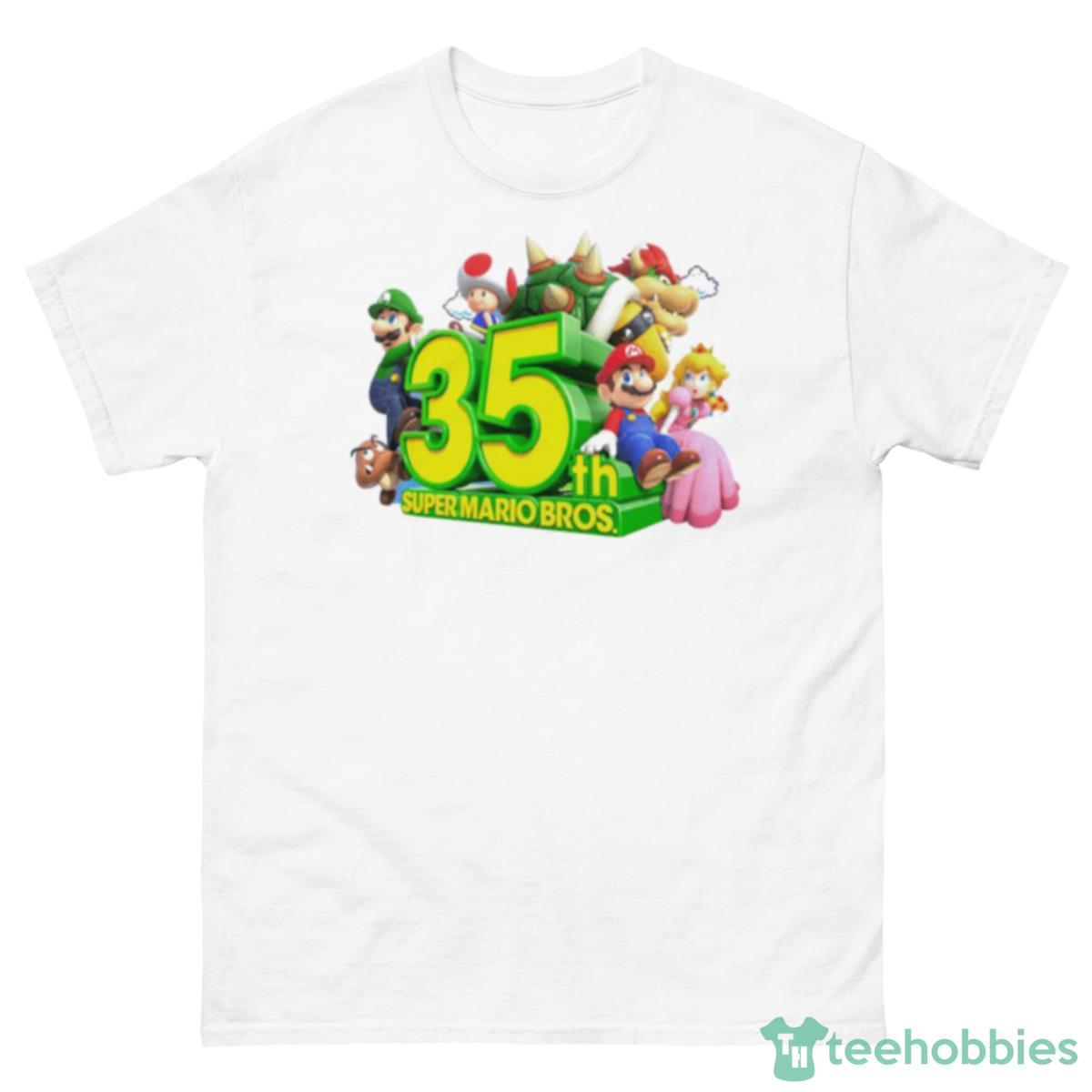 35th Anniversary Of Super Mario Bros Shirt - 500 Men’s Classic Tee Gildan