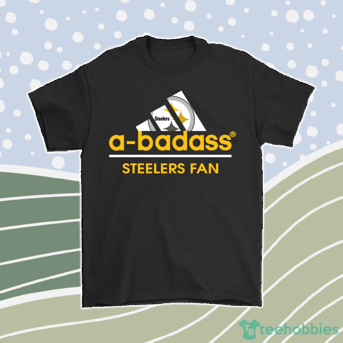 A-Badass Pittsburgh Steelers Mashup Adidas Nfl Men Women T-Shirt, Hoodie, Sweatshirt Product Photo 1