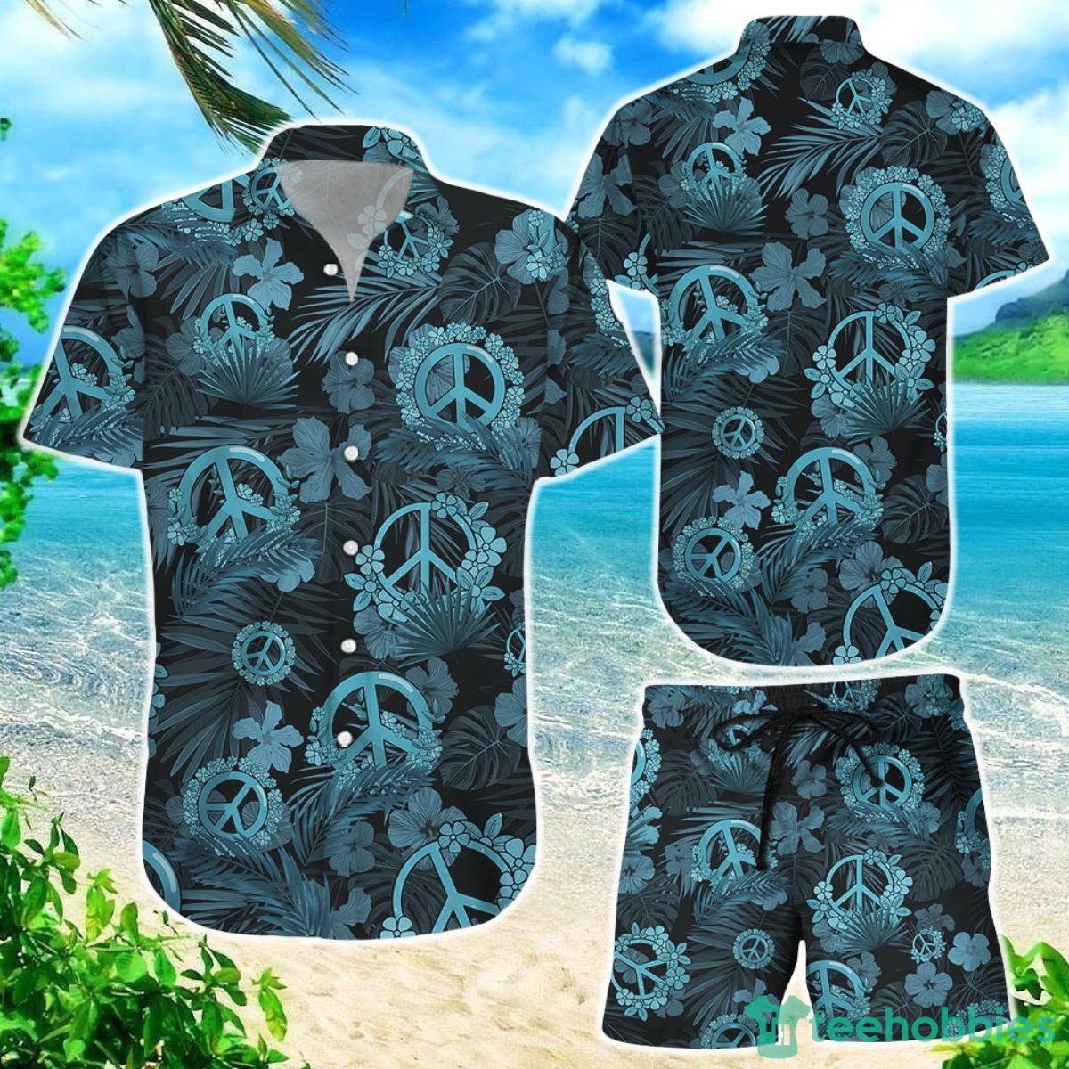 Aloha Hawaiian Shirt Hippie Summer Vibe Tropical Hawaiian Aloha Beach Themed Gift Product Photo 1