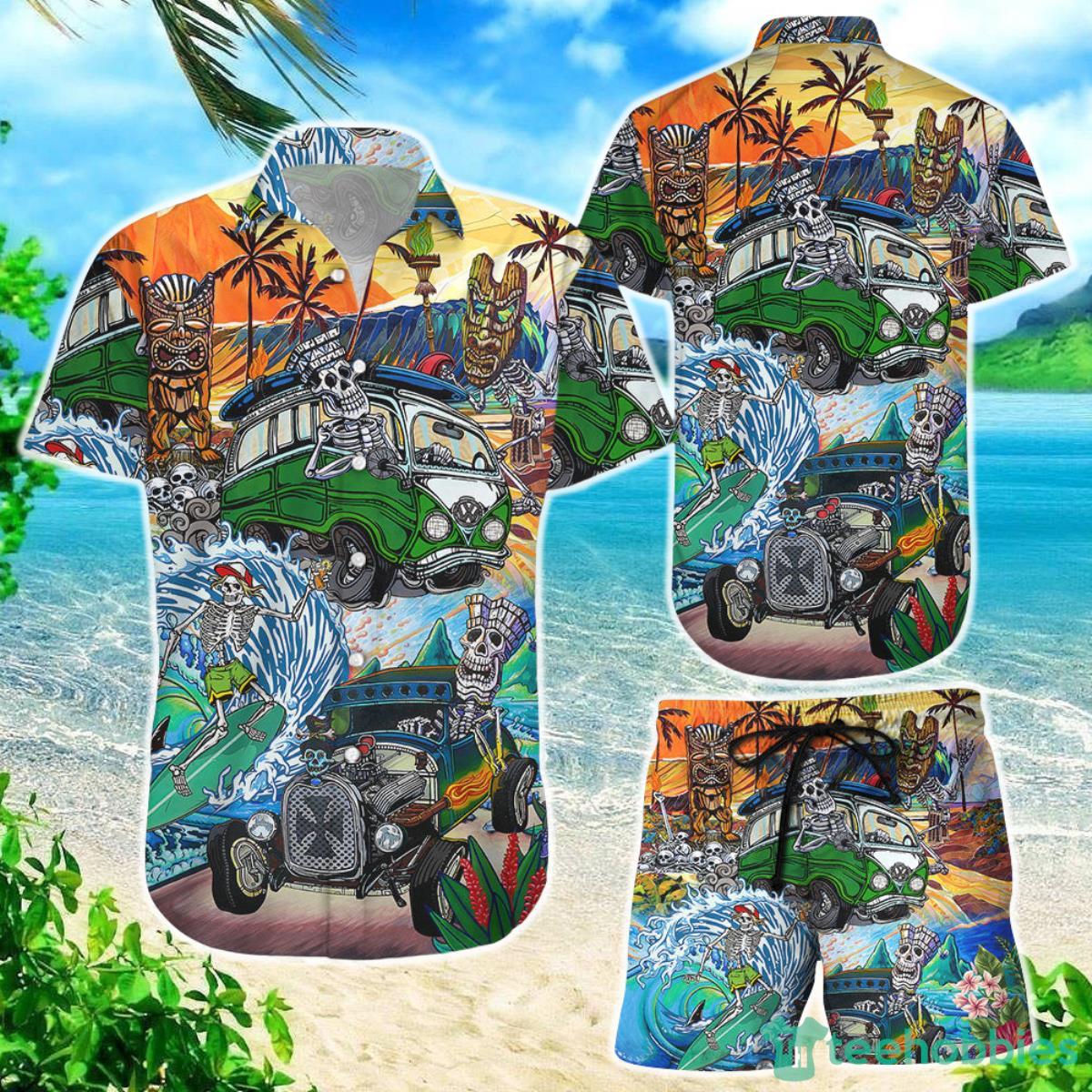 Aloha Hawaiian Shirt Tiki And Skull Aloha Spirits Hawaii Themed Gifts Product Photo 1
