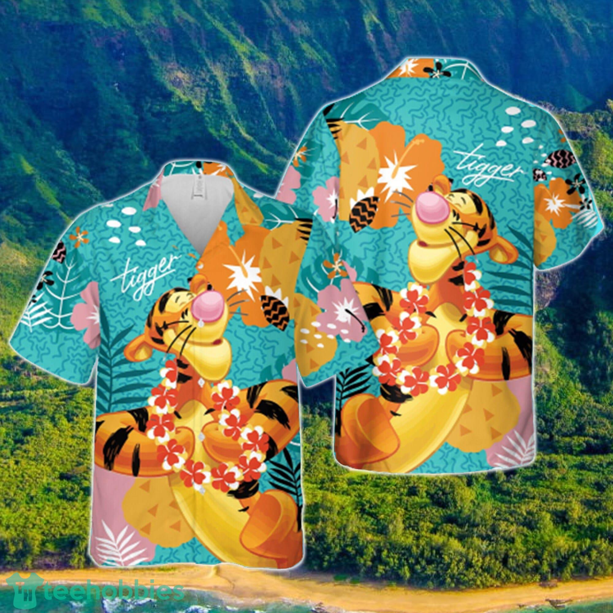 Aloha Tigger Winnie The Pooh Disney Hawaii Shirt Beach Summer Product Photo 1