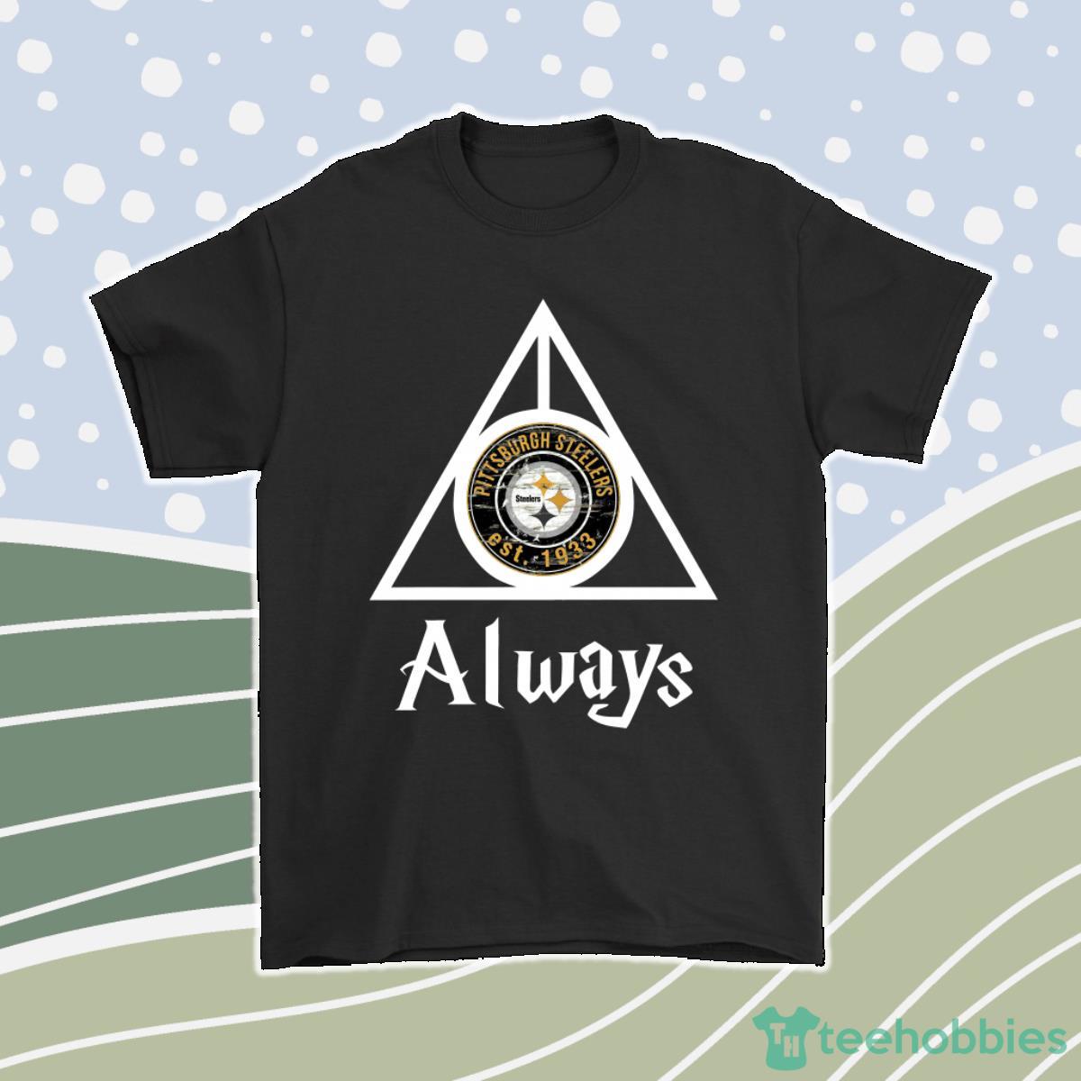 Always Love The Pittsburgh Steelers X Harry Potter Mashup Men Women T-Shirt, Hoodie, Sweatshirt Product Photo 1