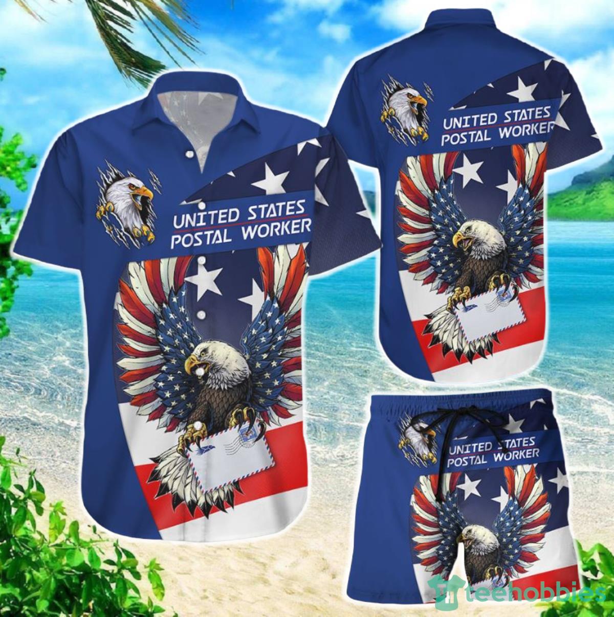 American Eagle Hawaiian Shirt Eagle Postal Worker American Flag Postal Worker Gift Product Photo 1 American Eagle Hawaiian Shirt Eagle Postal Worker American Flag Postal Worker Gift Product Photo 1