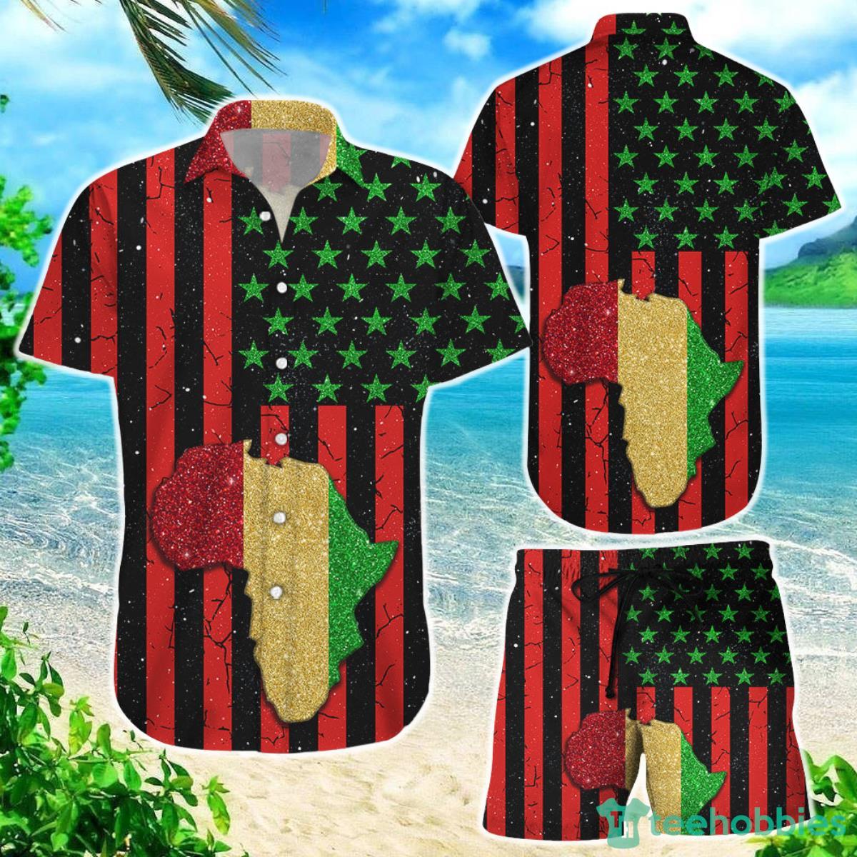 American Flag Hawaiian Shirt Juneteenth Black Lives Matter Day Best Beach Gift Ideas Product Photo 1