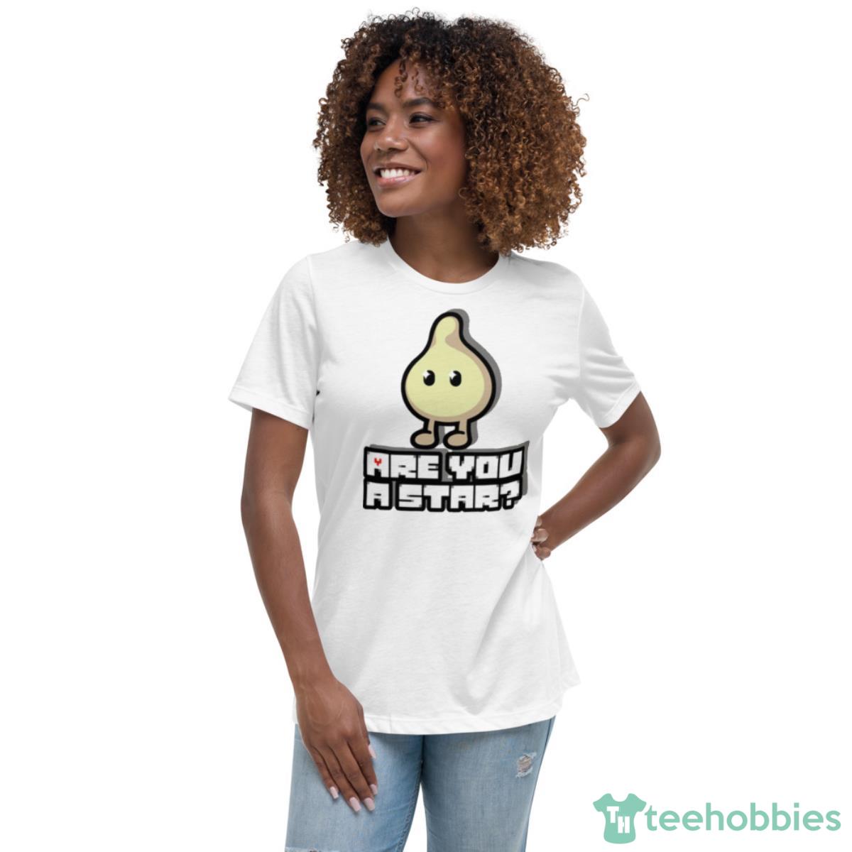 Are You A Star Undertale Shirt - Womens Relaxed Short Sleeve Jersey Tee Are You A Star Undertale Shirt - Womens Relaxed Short Sleeve Jersey Tee