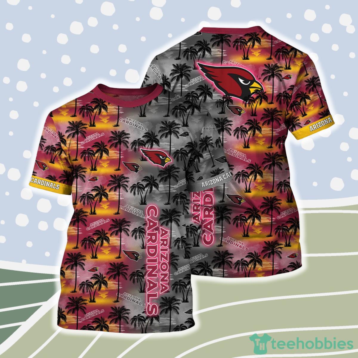 Arizona Cardinals NFL Shirt Palm Trees Graphic For Men And Women Product Photo 1