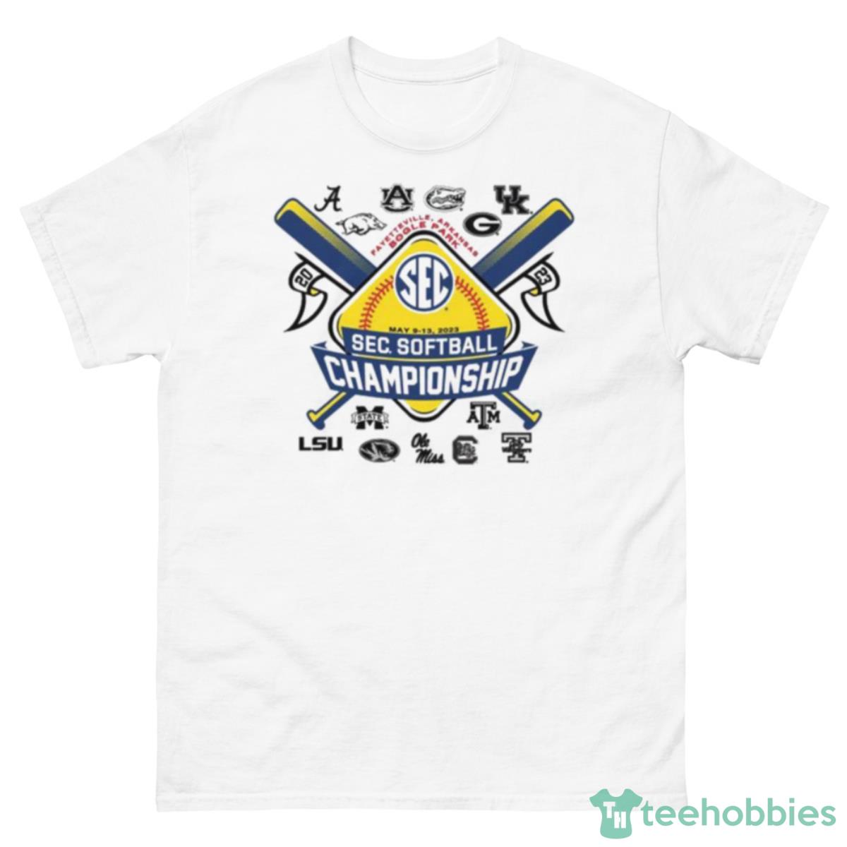 Arkansas 2023 SEC Softball Tournament Shirt - 500 Men’s Classic Tee Gildan