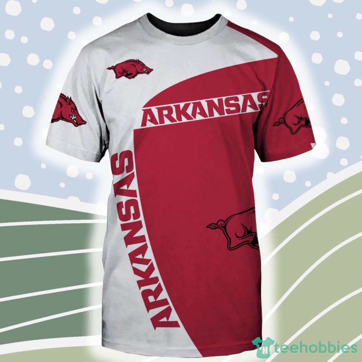 Arkansas Razorbacks NCAA Shirt 3D For Fans Product Photo 1