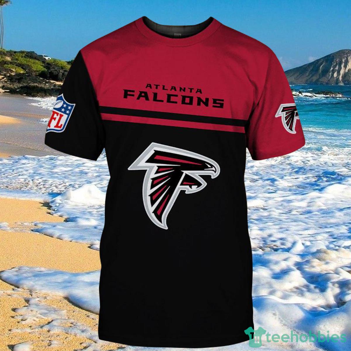 Atlanta Falcons Tee Shirts 3D Hand Skull For Men And Women Product Photo 2