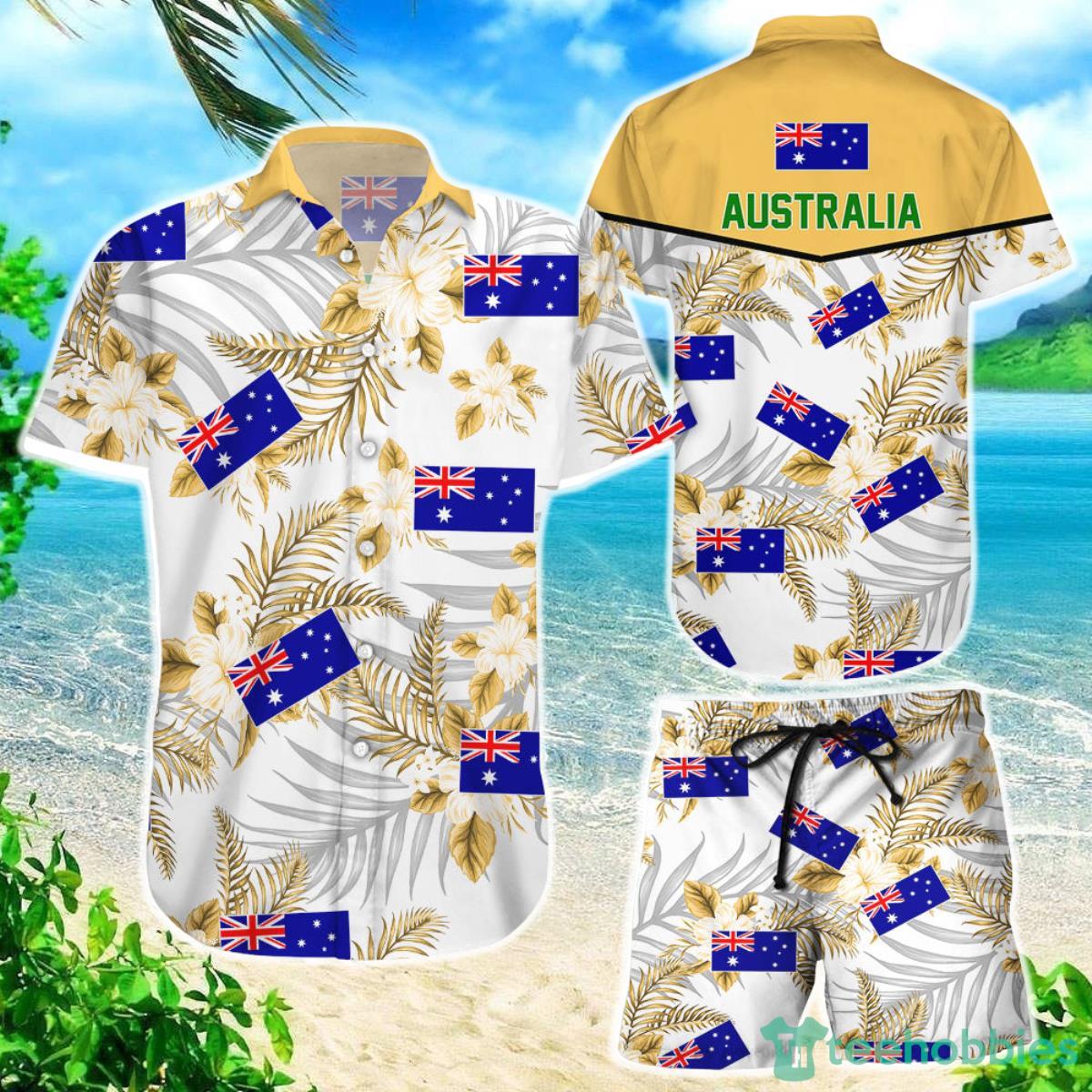 Australia National Soccer World Cup 3D Hawaiian Shirt Product Photo 1 Australia National Soccer World Cup 3D Hawaiian Shirt Product Photo 1