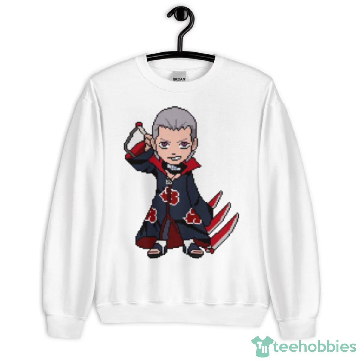 Baby Hidan Pixel Naruto Shippuden Shirt - Unisex Heavy Blend Crewneck Sweatshirt