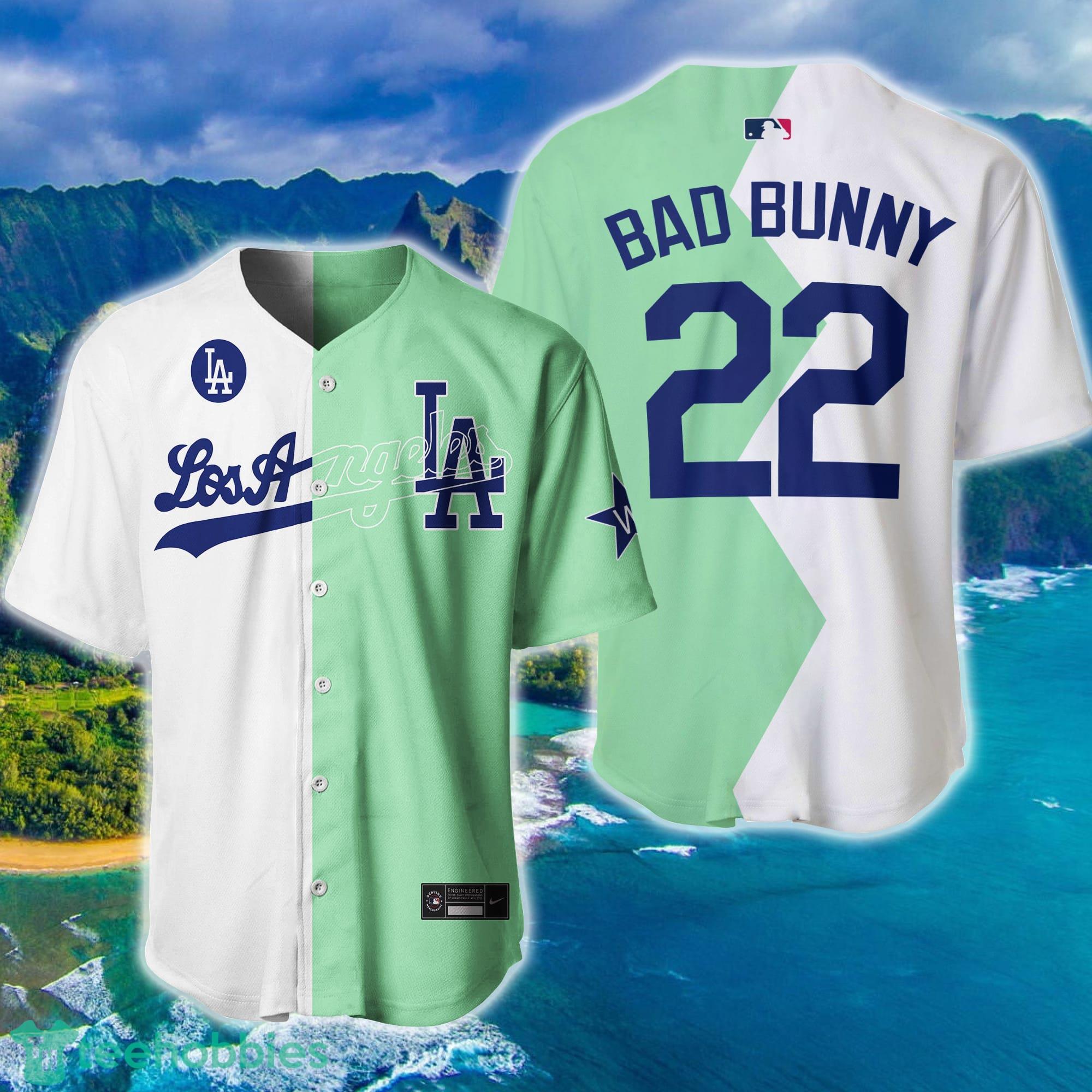 Bad Bunny Baseball Jersey Custom Name And Number Product Photo 1
