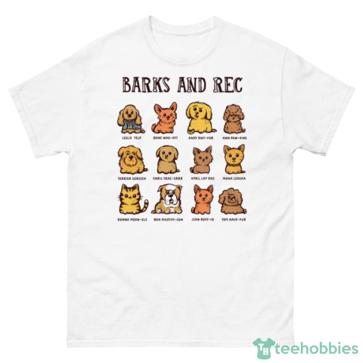 Barks And Rec Dog Shirt - 500 Men’s Classic Tee Gildan