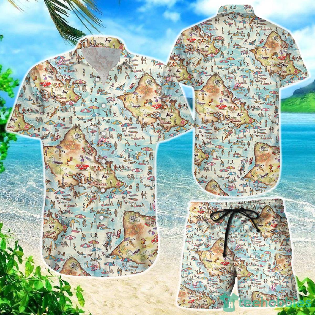 Beach Hawaiian Shirt Beach Party Islands Summer City Beach Themed Gift Ideas Product Photo 1