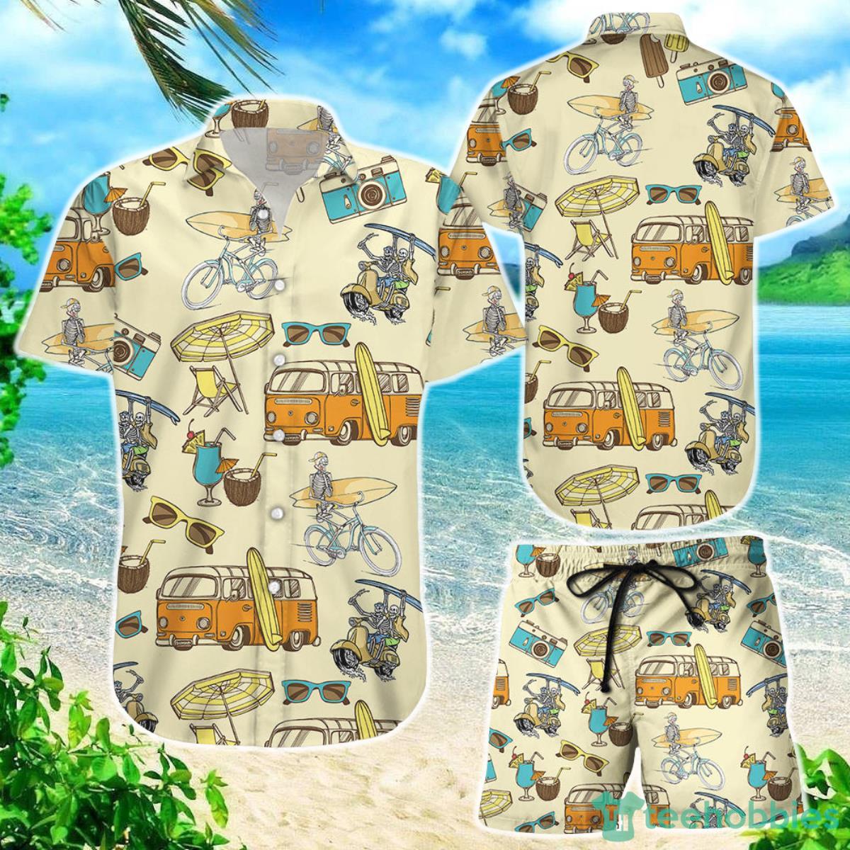 Beach Hawaiian Shirts Hawaii Activities At The Beach Button Down Shirts Gift For Travelers Product Photo 1