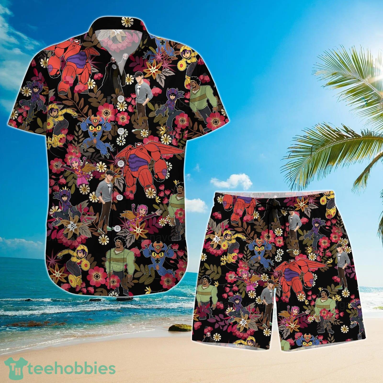 Big Hero 6 Hawaiian Shirt And Short For Men And Women Product Photo 1