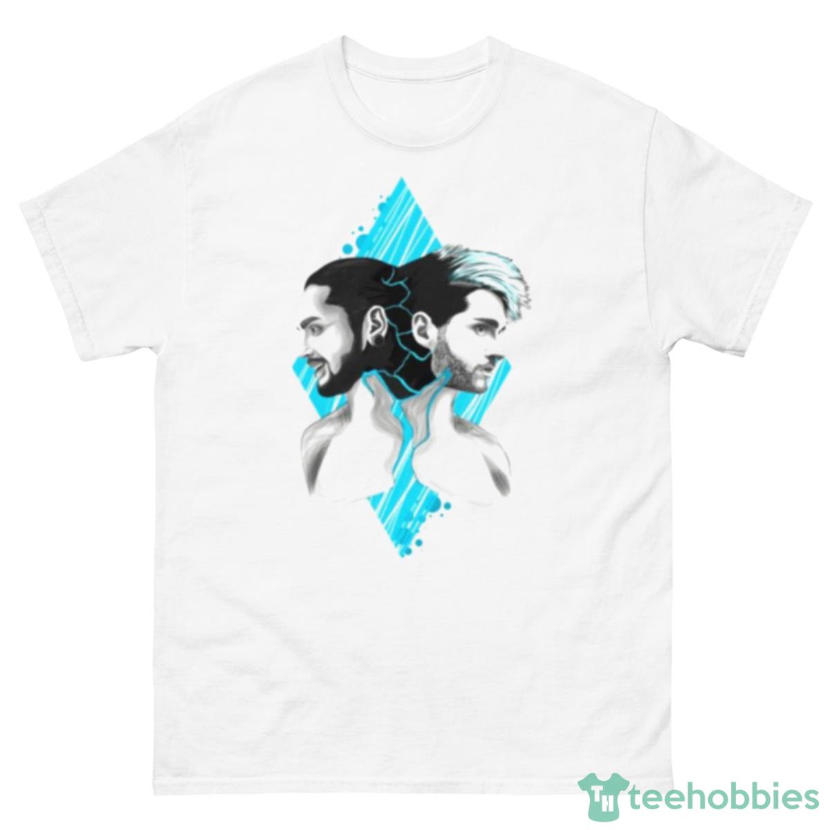 Bill And Tom Kaulitz Fan Portrait Graphic Shirt - 500 Men’s Classic Tee Gildan