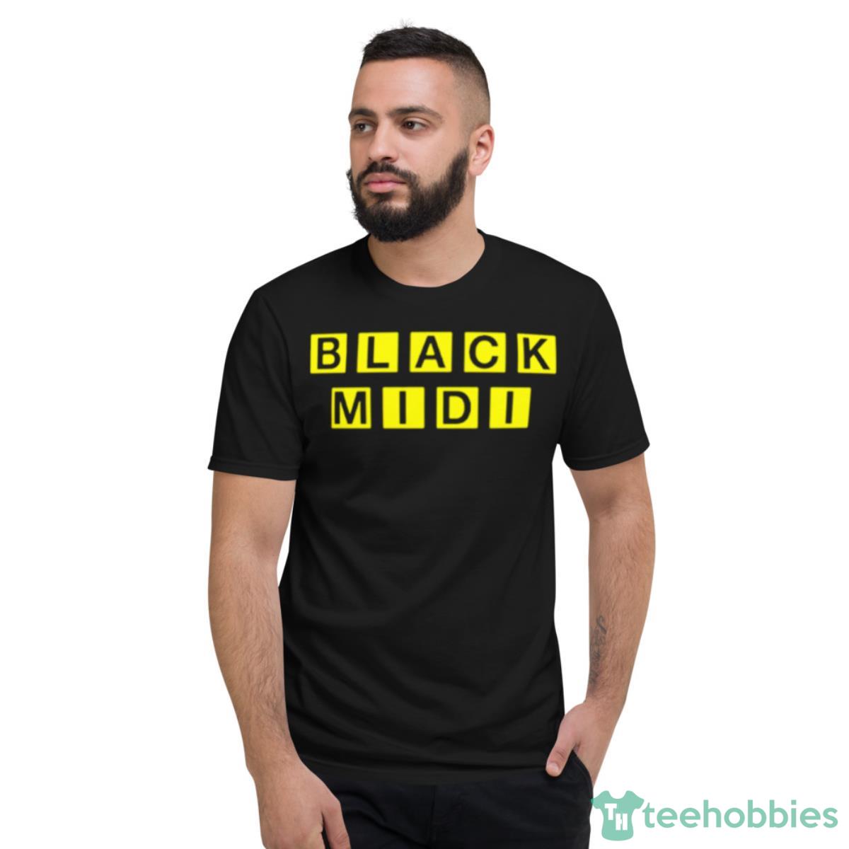 Black Midi Waffle House shirt - Short Sleeve T-Shirt
