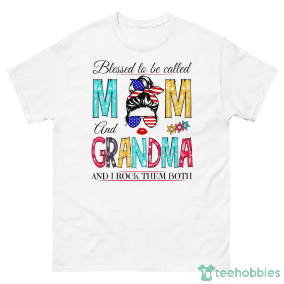 Blessed To Be Called End Grandma And I Rock Them Both T Shirt - 500 Men’s Classic Tee Gildan