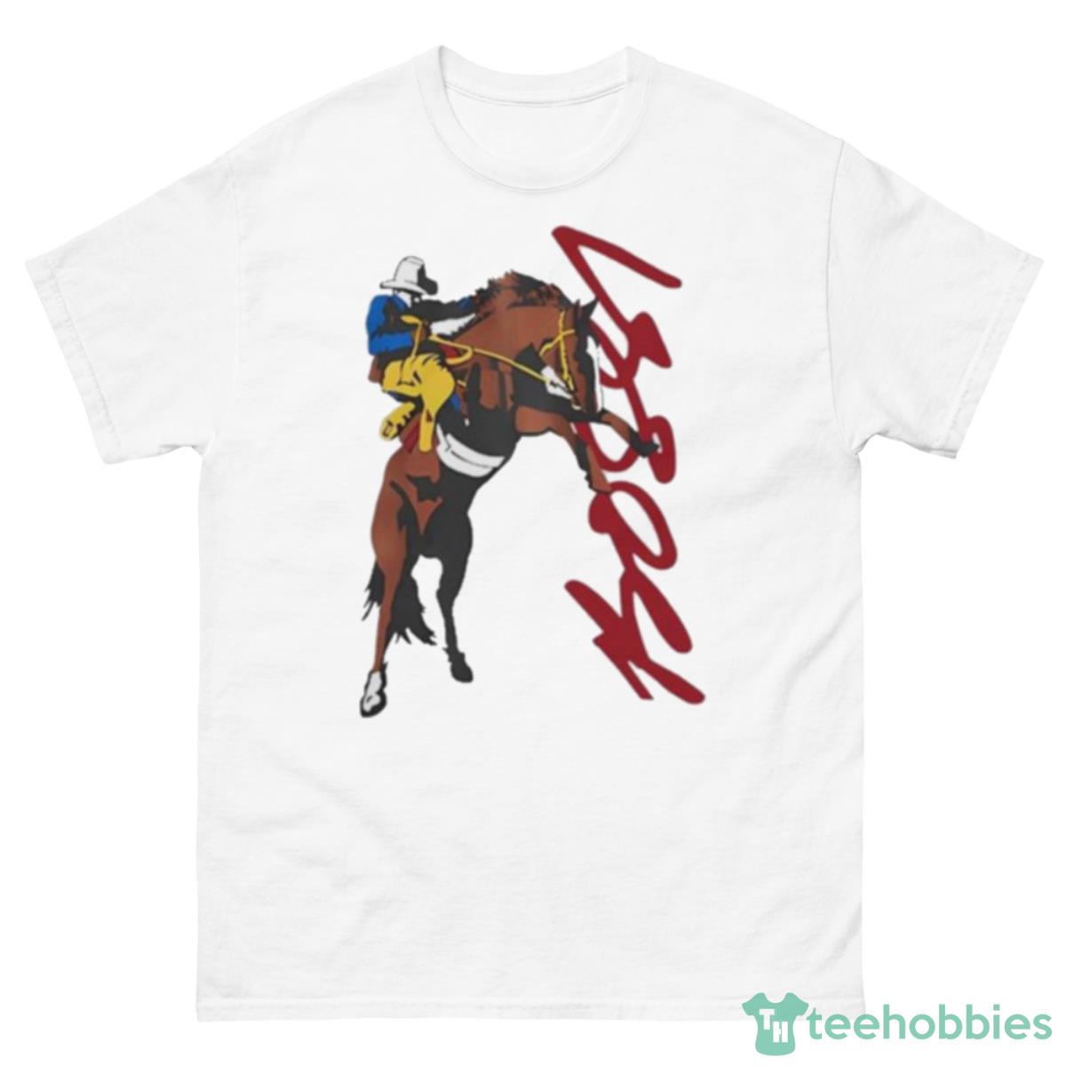 Bossi Cowboy Ls Shirt - 500 Men’s Classic Tee Gildan