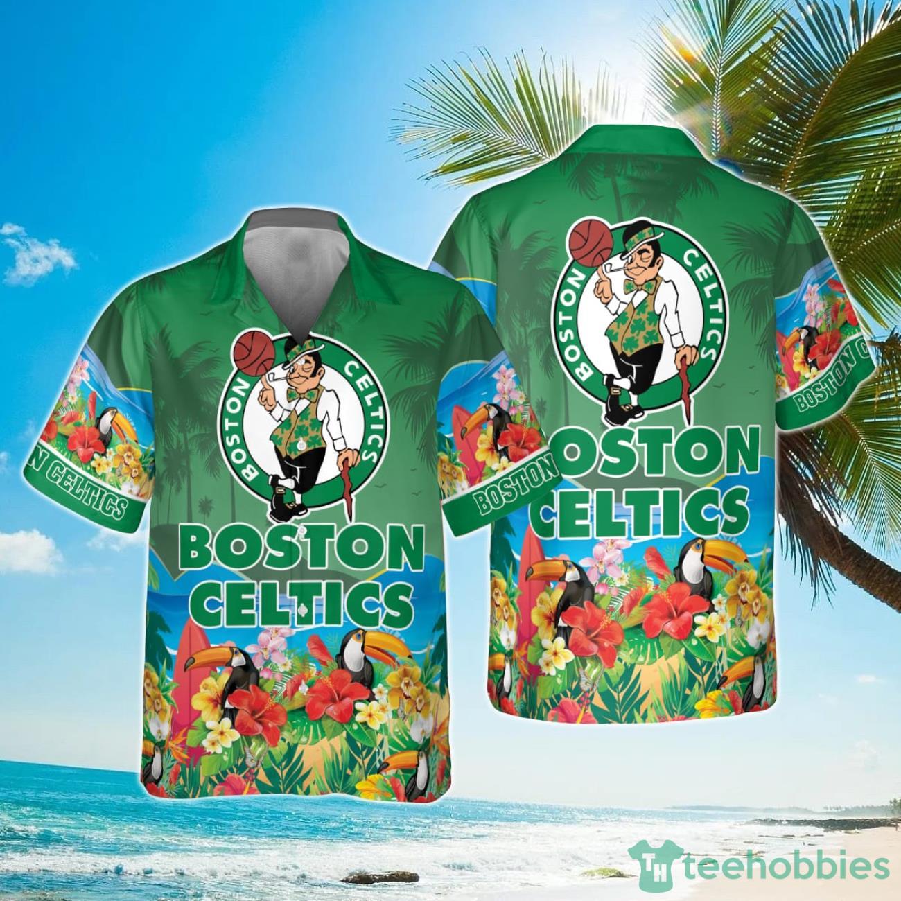 Boston Celtics National Basketball Association 2023 Hawaiian Shirt Product Photo 1