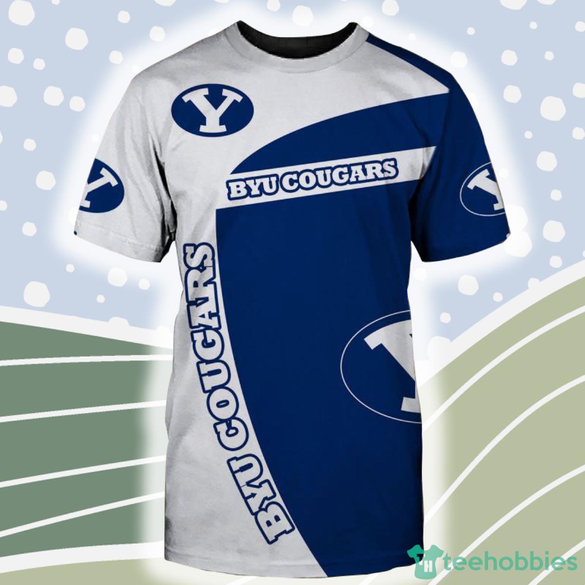 Brigham Young Cougars NCAA Shirt 3D For Fans Product Photo 1