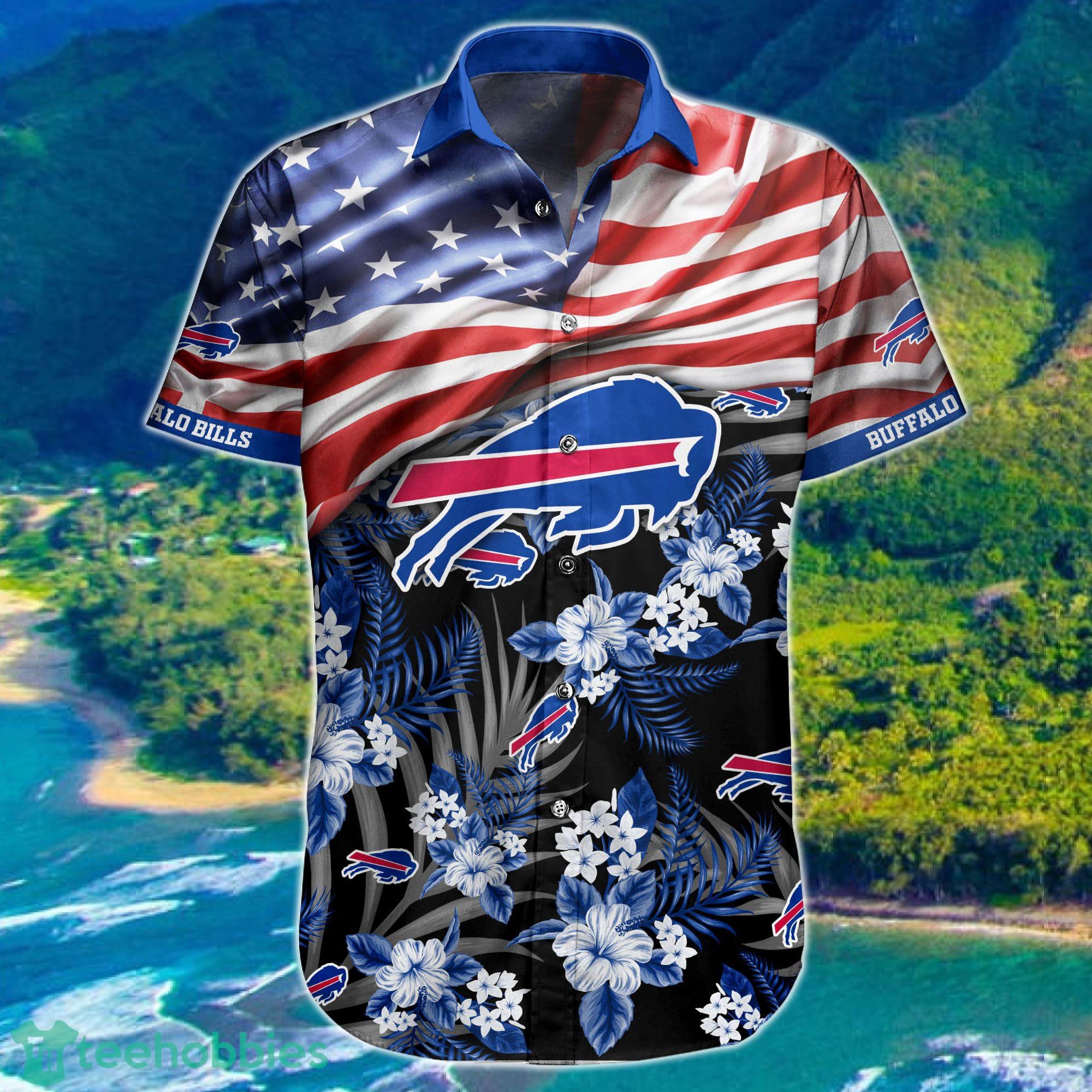Buffalo Bills NFL Hawaiian Shirt Trends Summer Tropical Patterns US Flag Best Gift For Sports Product Photo 1