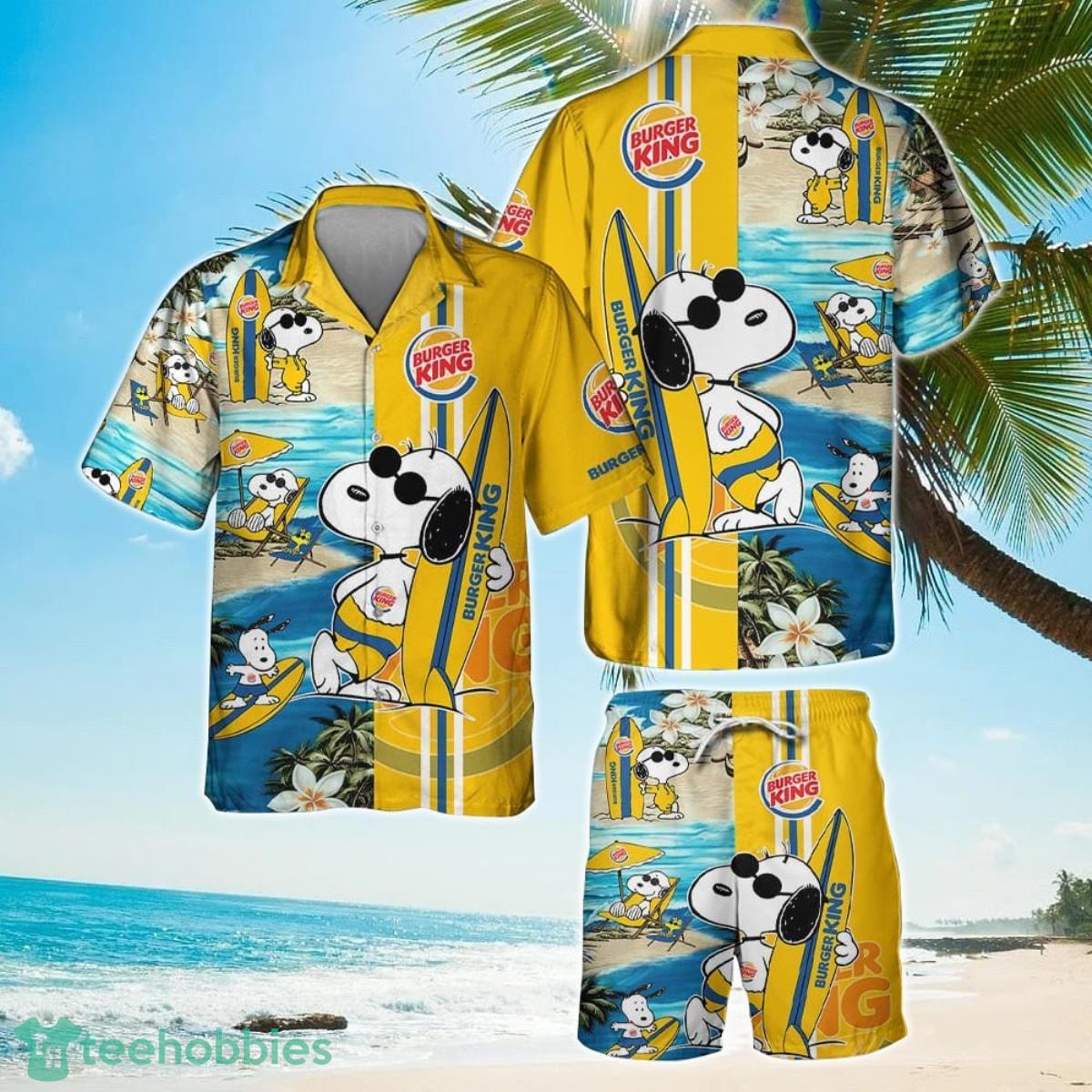 Burger King Food Beach Hawaiian Shirt For Men And Women Product Photo 1