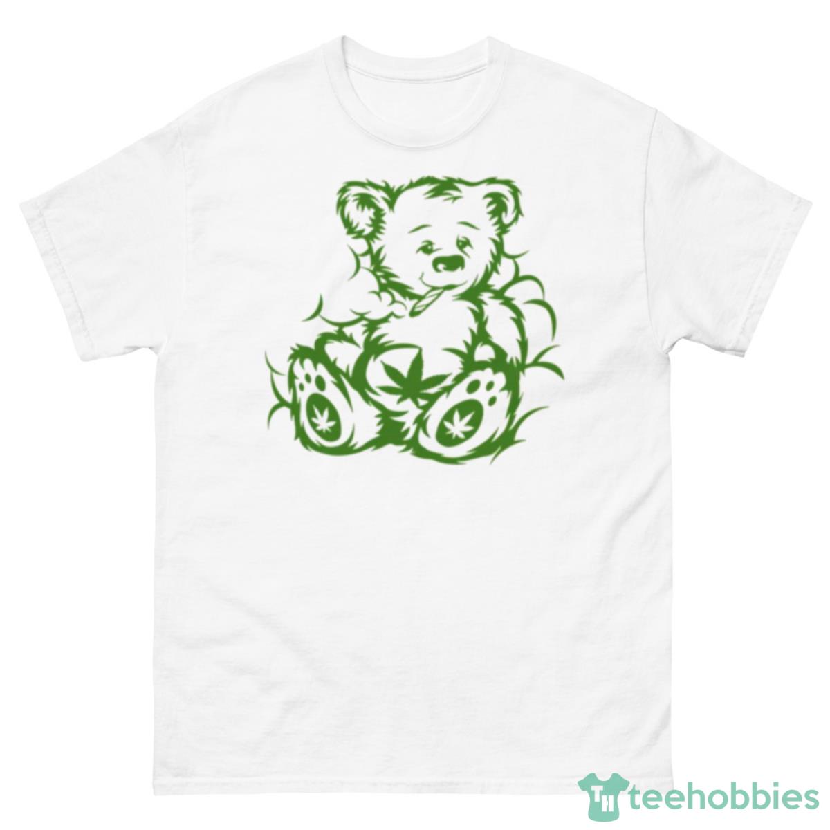 Cannabis Stoner Bear Smoking Bear Shirt - 500 Men’s Classic Tee Gildan