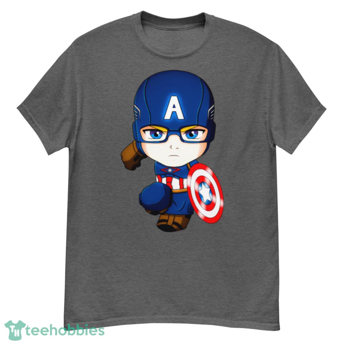 Captain America little version T-Shirt, Hoodie - G500 Men’s Classic T-Shirt-1