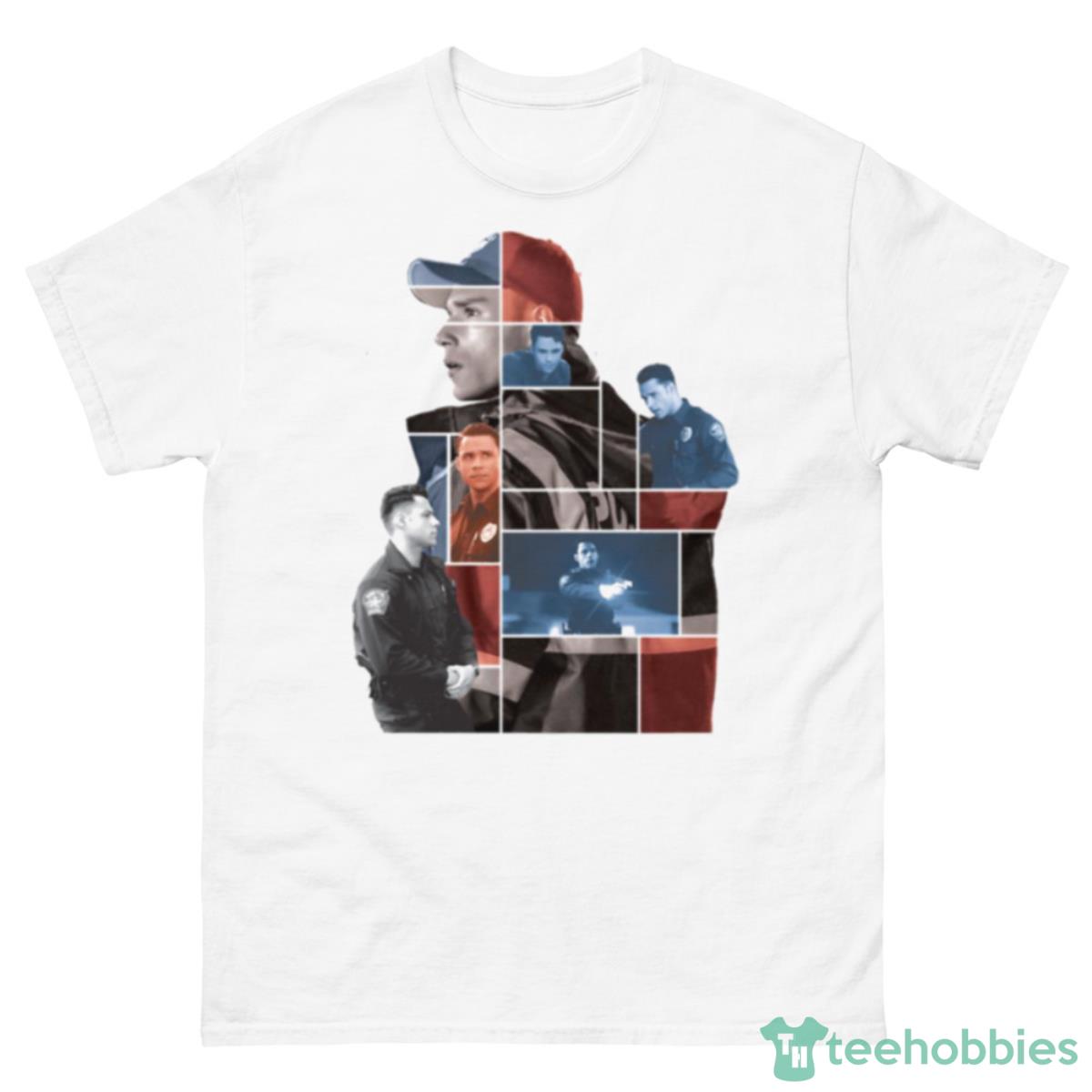 Carlos Reyes Tile Collage 911 Lone Star Shirt - 500 Men’s Classic Tee Gildan