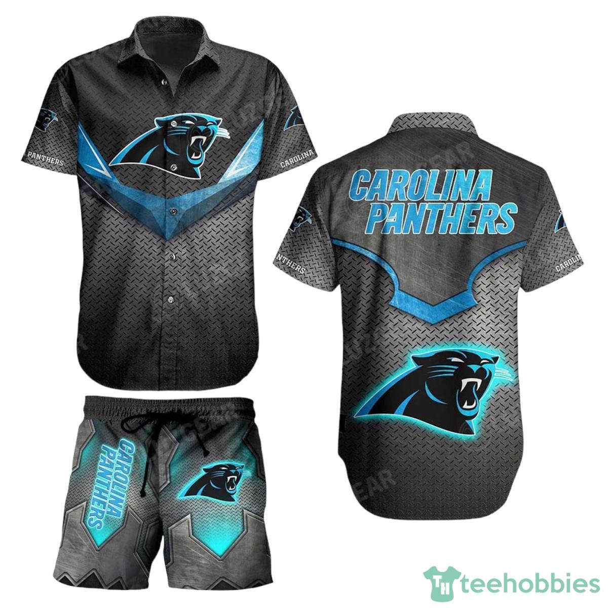 Carolina Panthers NFL Football Hawaiian Shirt And Short Beach Shirt Short Style For Big Fans Product Photo 1