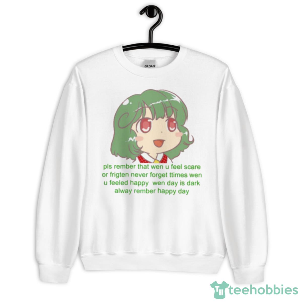 Chibi Yuuka Comforts You Touhou Project Shirt - Unisex Heavy Blend Crewneck Sweatshirt