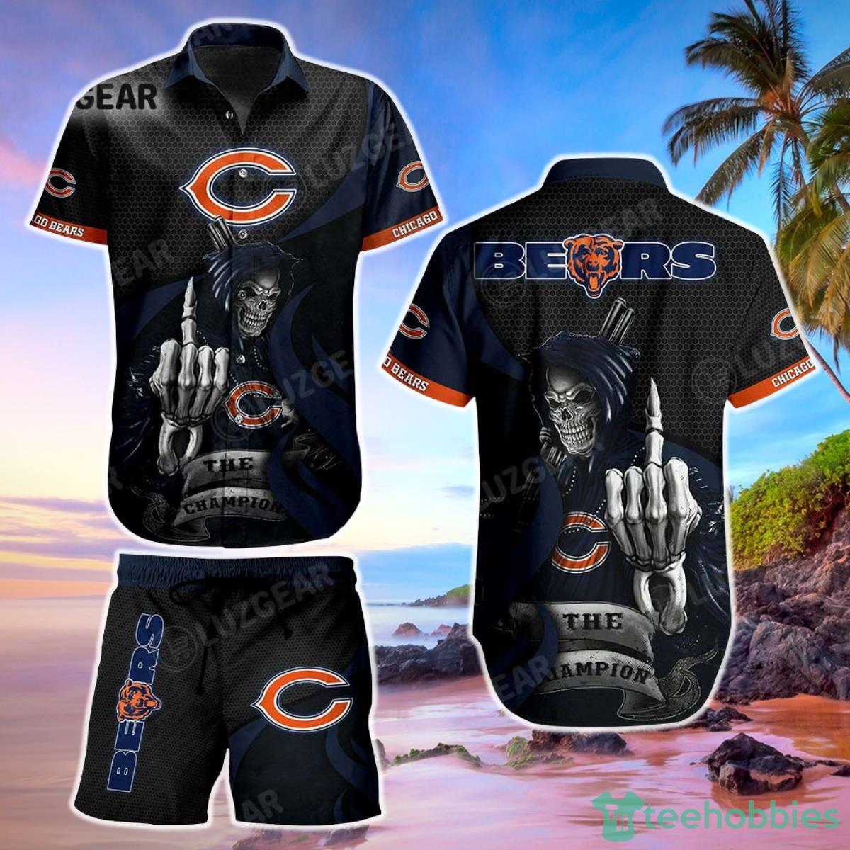 Chicago Bears NFL Football Hawaiian Shirt And Short Graphic Summer The Champion Gift For Men Women Product Photo 1
