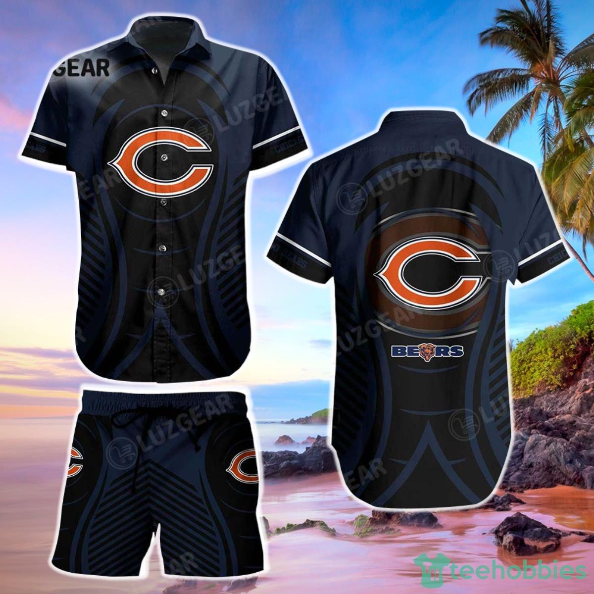 Chicago Bears NFL Hawaiian Shirt And Short New Collection Summer Best Gift For Big Fans Product Photo 1